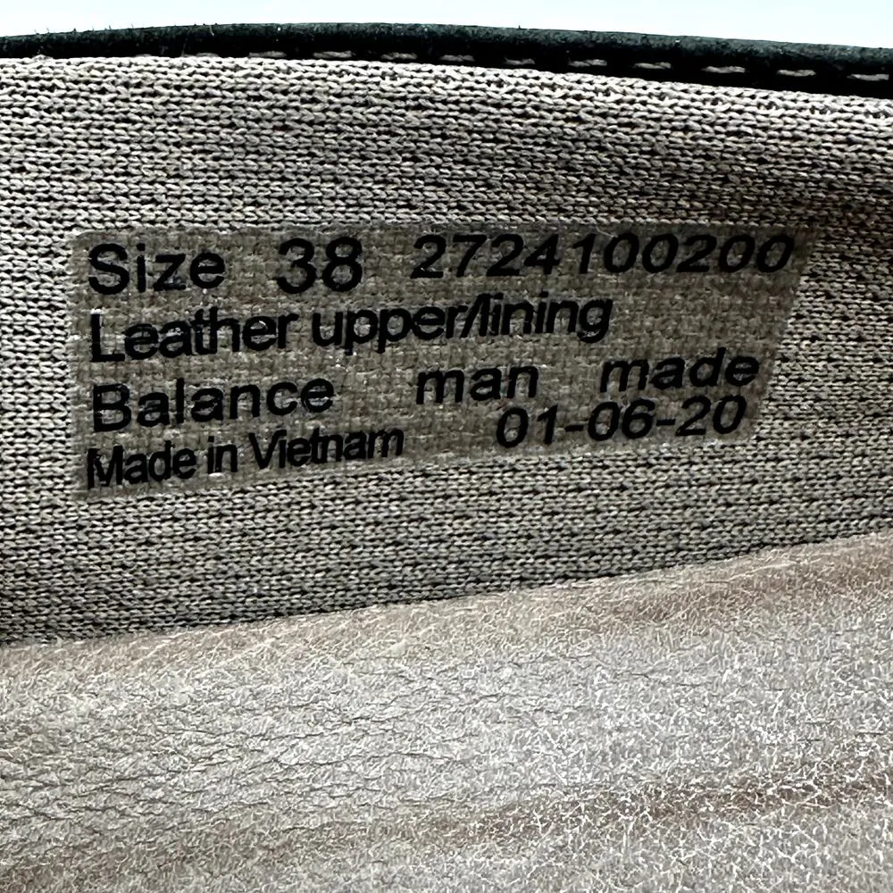 Dansko Karen Loafers Burnished Nubuck Leather Scotchgard Heeled Bow Black 7.5 - Image 6