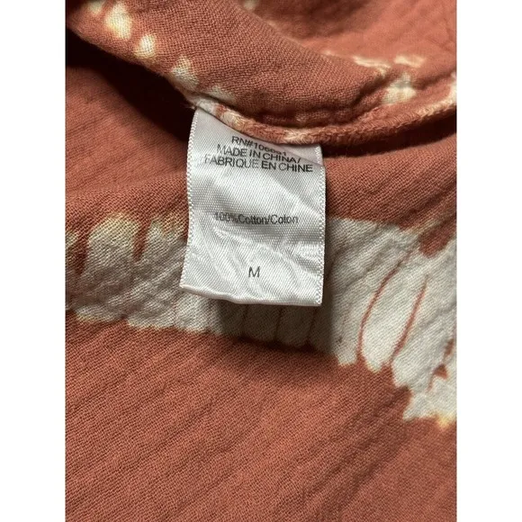 YFB Young Fabulous & Broke Tie Dye Shirt Dress Sz M Hippie Boho Bohemian Western - Image 5