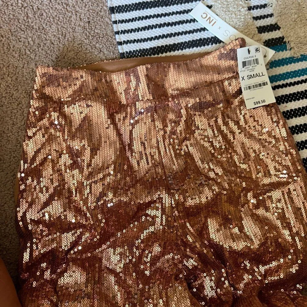 NWT Culpos x INC sequin pants XS - Image 6