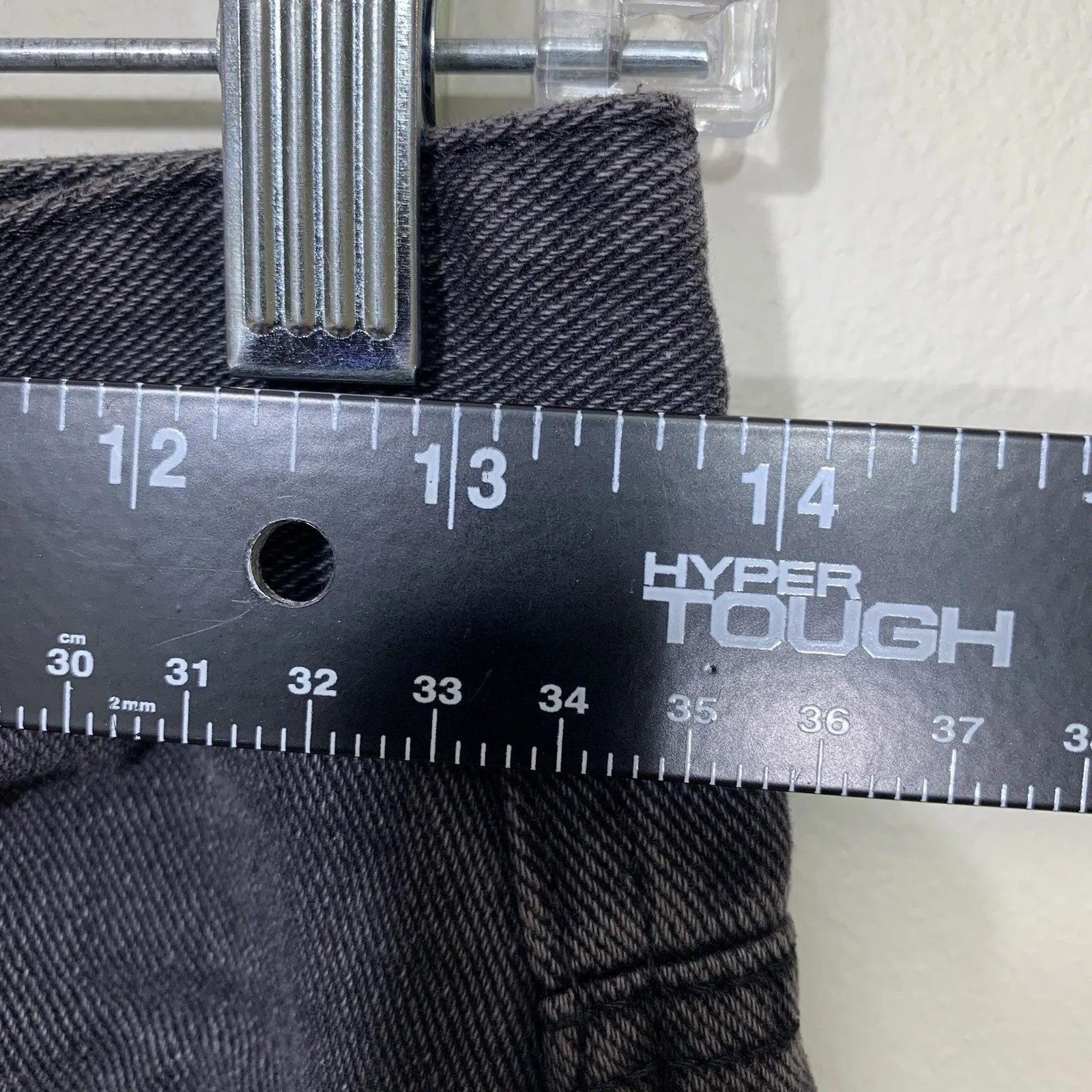 Women’s Black Cargo Flare Jeans Size Small Waist 28 Inseam 28 Utility Streetwear - Image 4