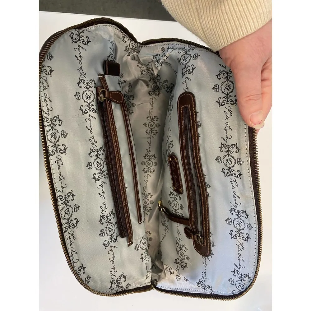 Kate Landry brown Leather shoulder bag - Image 5