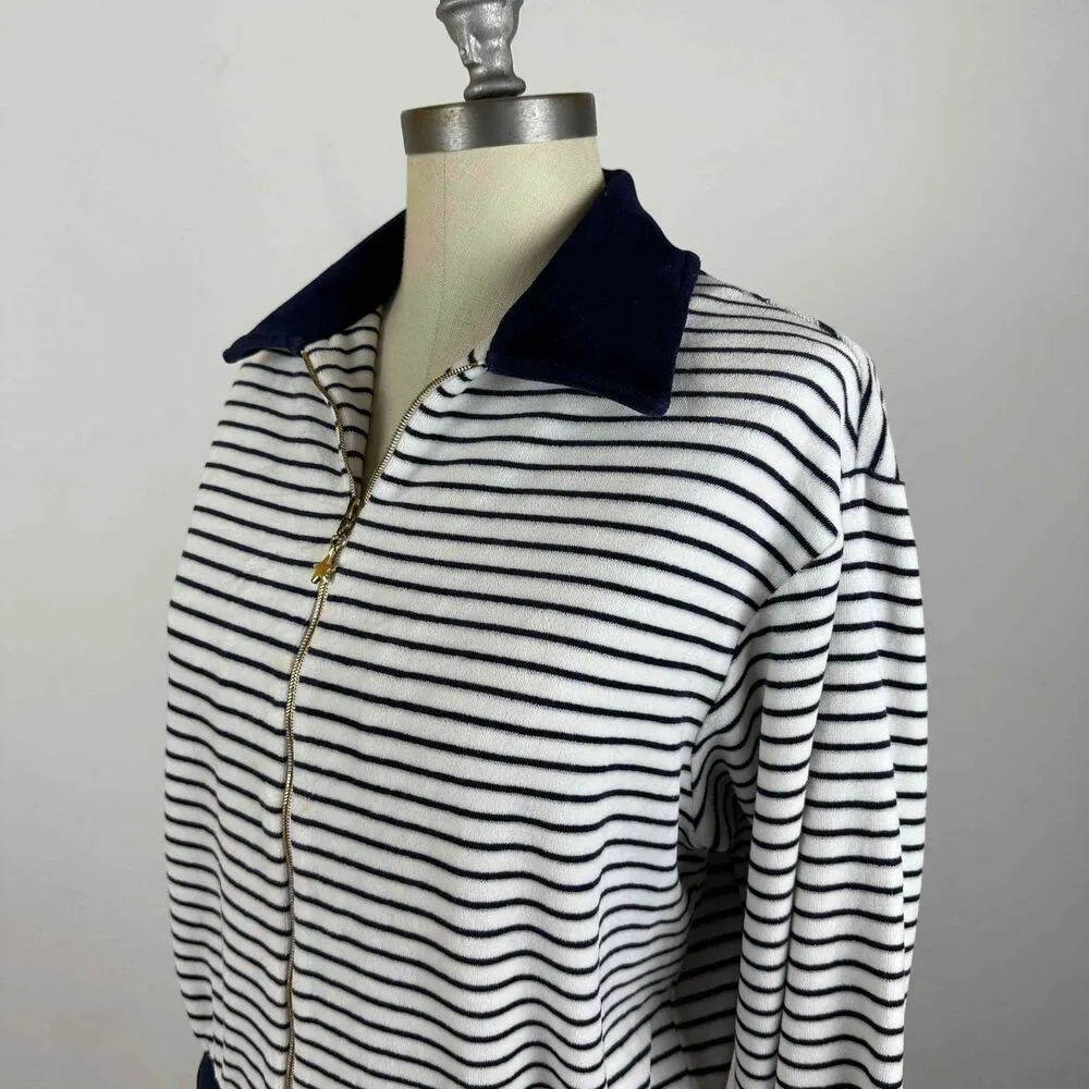 St John Sport Full Zip Knit Jacket Size Small - Image 5