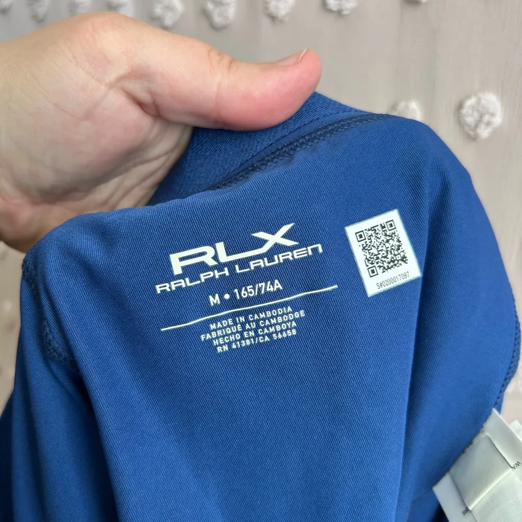 Ralph Lauren RLX Active‎ Floral Athletic Skirt Pleated Golf Sz M Blue - Image 4