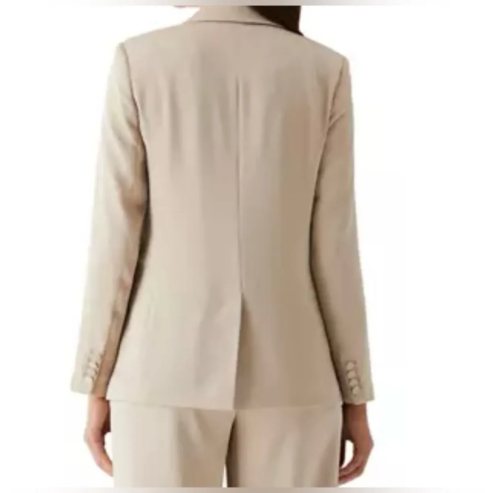 TOMMY HILFIGER Nude single button blazer jacket - Image 2