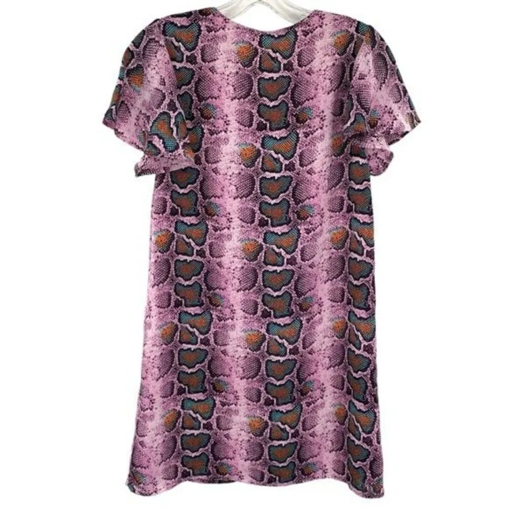 Buddy Love Hailey Purple Haze Snake Print Dress - Image 9