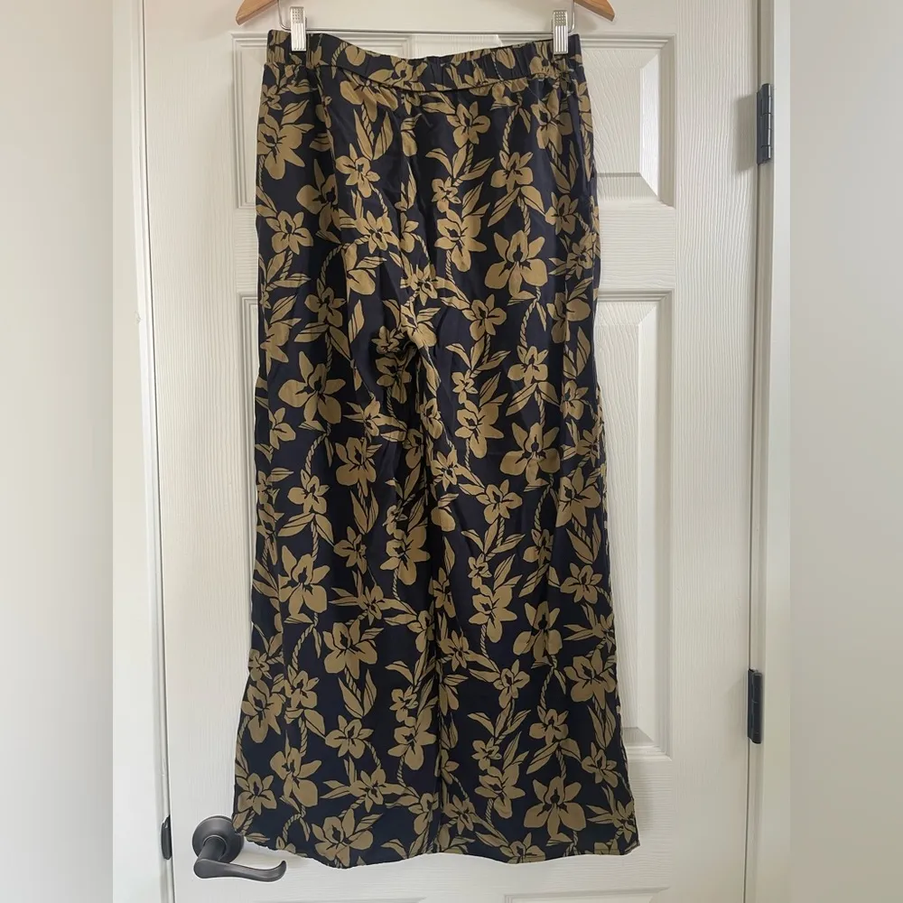 Women’s Lexbreezy Hawaii Hele Palazzo Pant Naupaka Size XL Black - Image 6