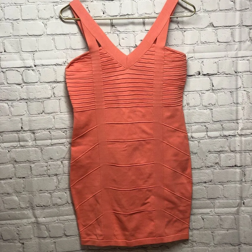 Form Fitting Bandage Dress Body Con Style Medium EUC - Image 2