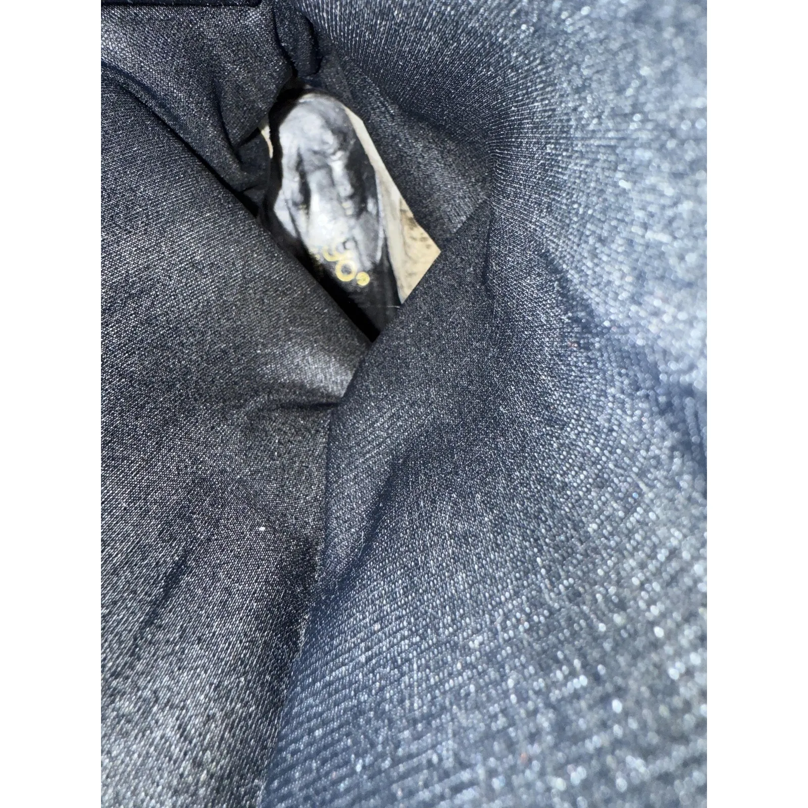 Womens Leather Boots Size 6.5 M Black Knee High Riding Reptile Trim Pointed Toe - Image 8