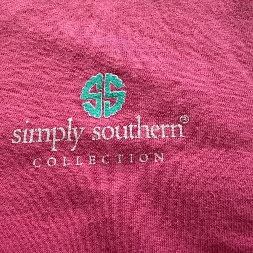 Simply Southern Collection Pink T-Shirt - Image 2