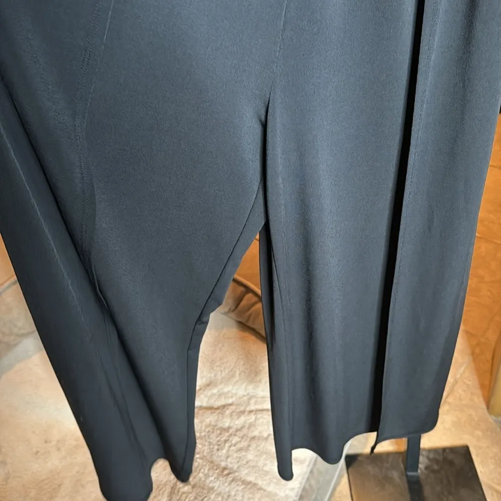 Maurices 24/7 Solid Black Jumpsuit Size Small - Image 3
