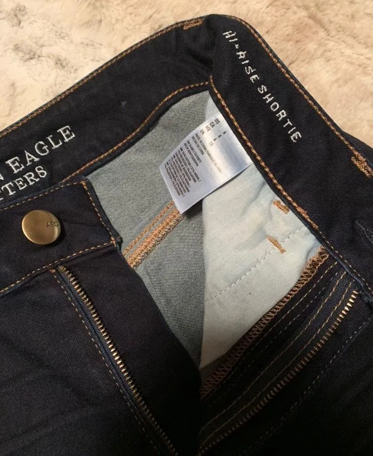 AEO Hi-Rise Raw Hem Shortie - Image 5