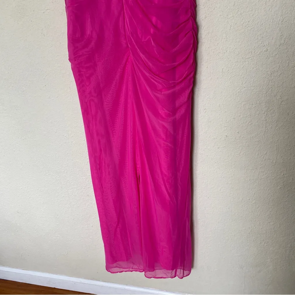 HOUSE OF CB XS A-C  'Nalini' Fuchsia Maxi Dress‎ NWOT - Image 12
