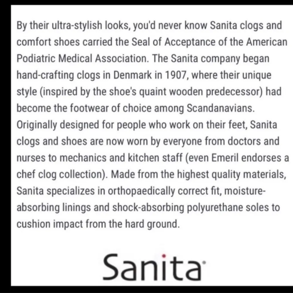 Sanita Clogs Size 7/7.5 White - Image 12