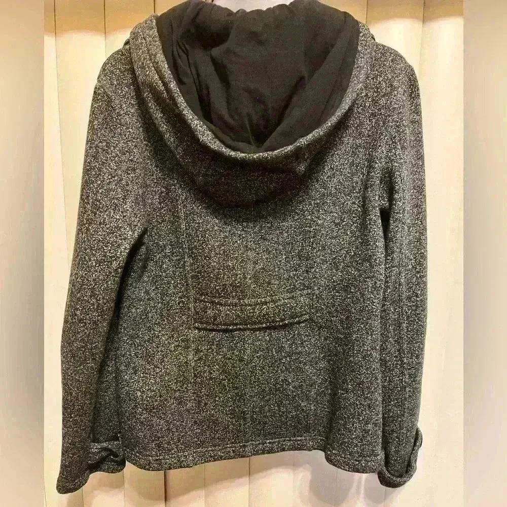 Black/Charcoal Knit Jacket,Size Small good condition Worn few times - Image 3