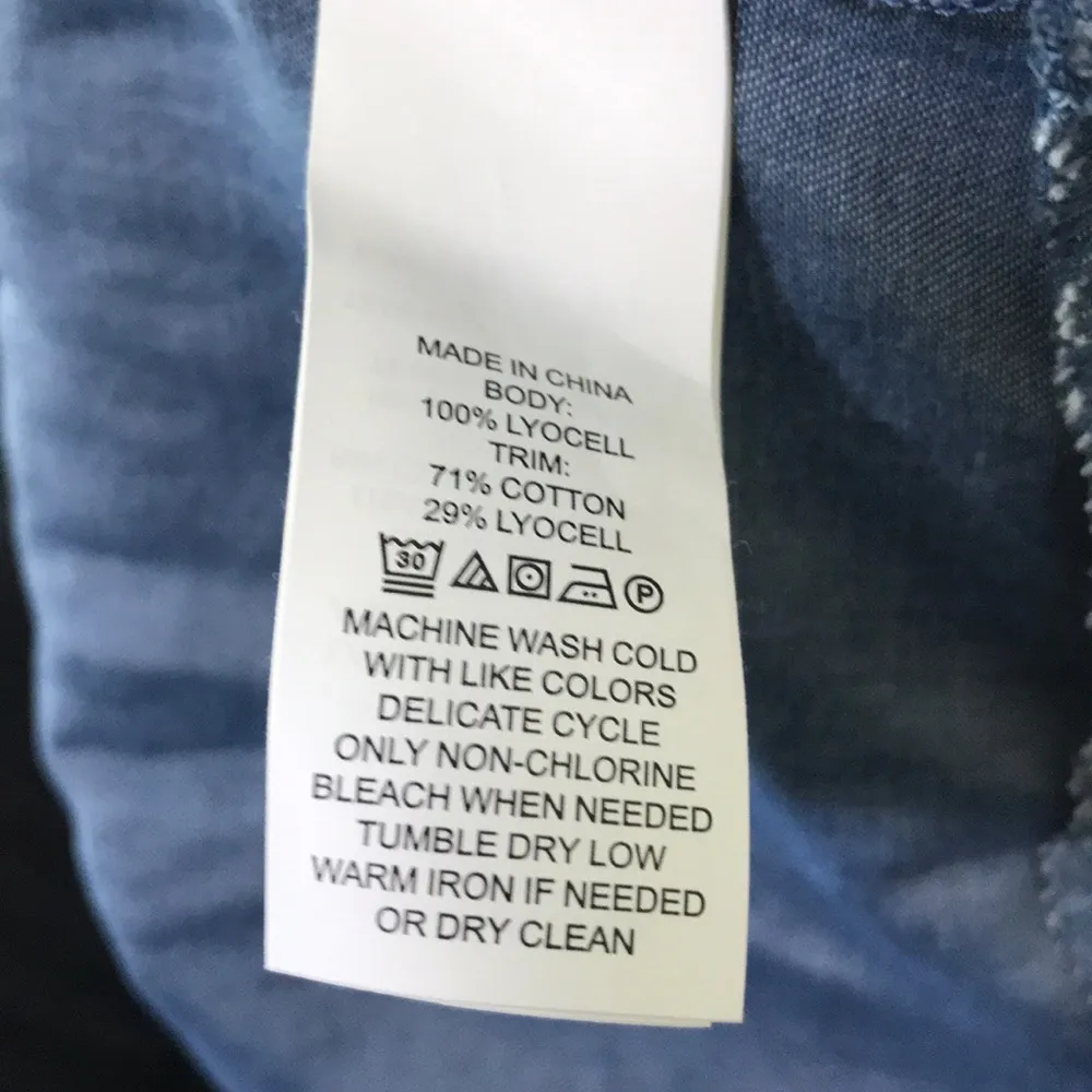 Kate Spade Indigo Railroad Chambray Blue Top - Image 8