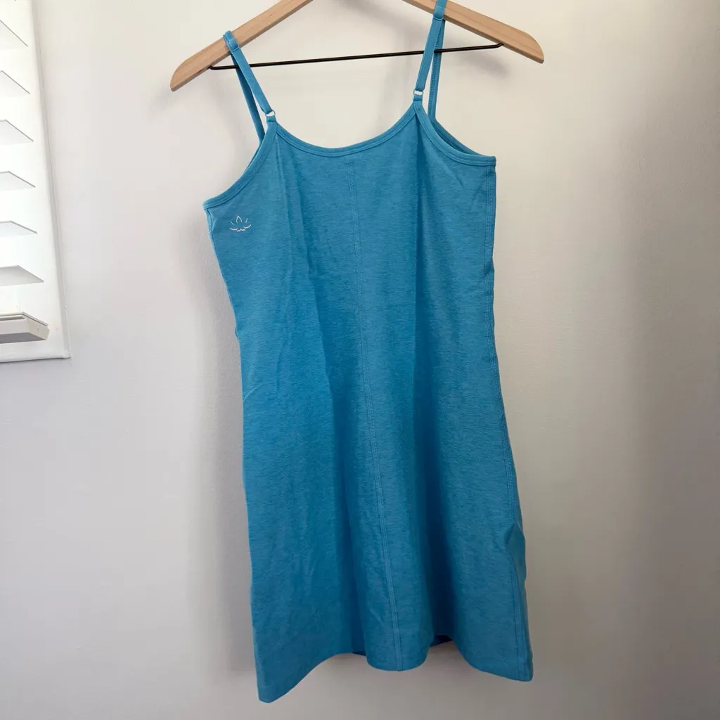 Beyond Yoga Small Essence Spacedye Dress Cali Blue Heather Tennis Prep Outdoor - Image 2
