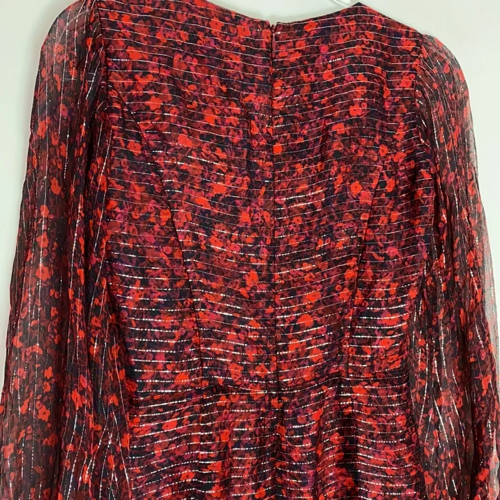 Parker Carole V-Neck Long-Sleeve Side-Drape Dress - Image 6