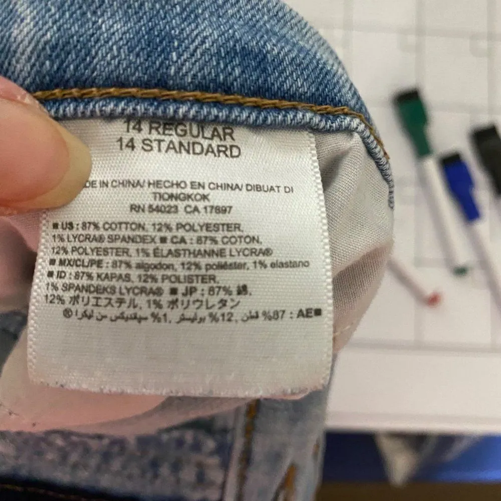 Old navy denim jeans curvy shorts Blue Size 14 - Image 2