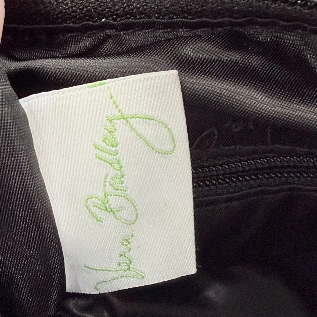 Vera Bradley Black and White Camocat Pattern Crossbody Purse Retired - Image 8