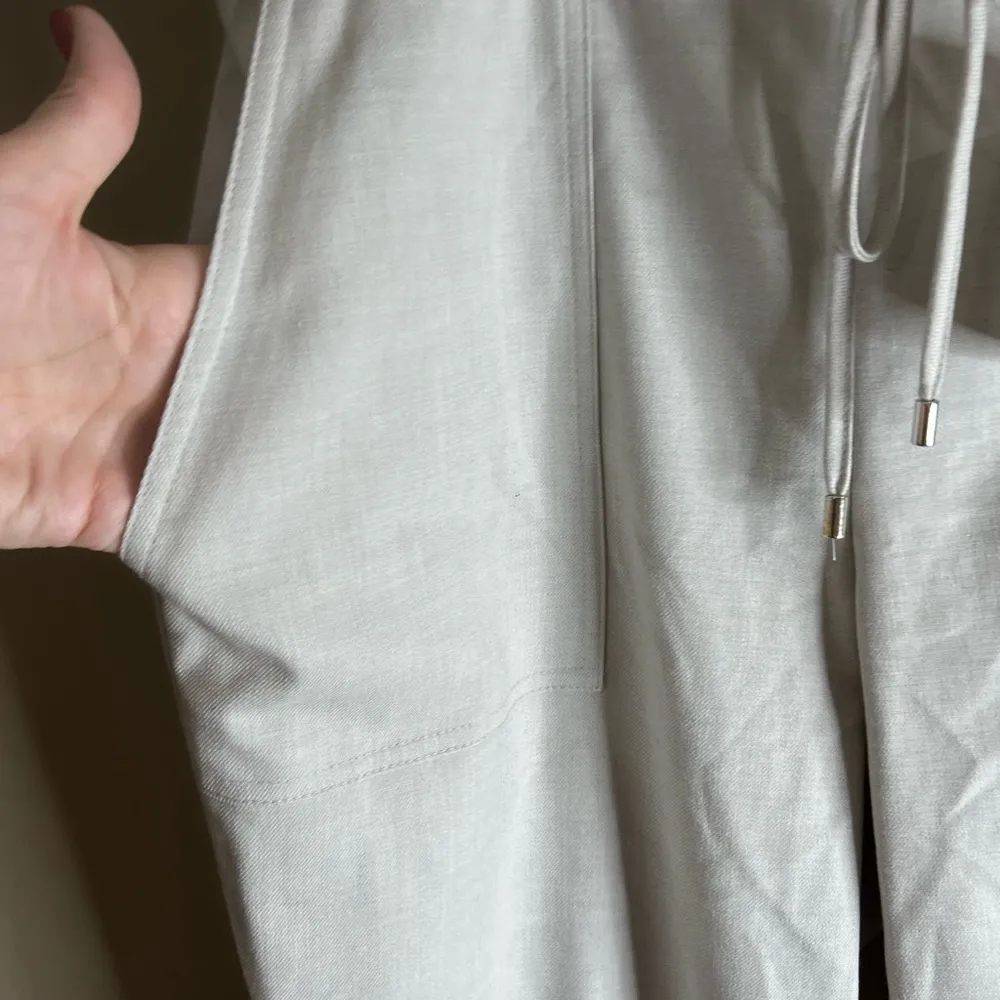 NWT Nine West tie waist jogger size large gray - Image 6