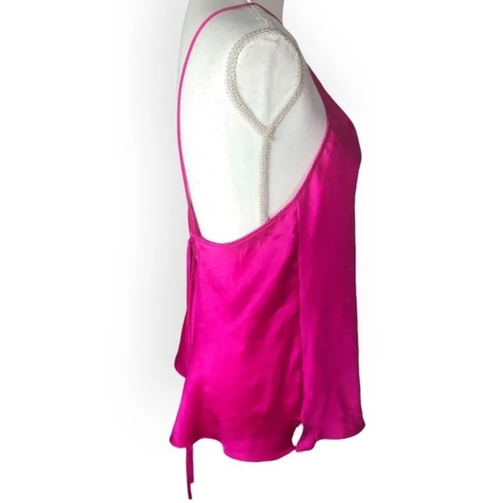 Victoria’s Secret Satin Pink Back Tie Backless Romper Lingerie - Image 98