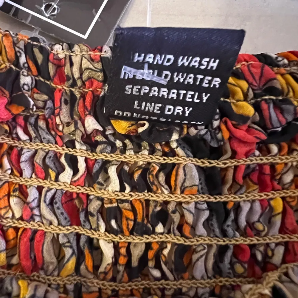 Zury paisley free Size flowing Skirt by free people boho size bohemian stamp Blue - Image 15