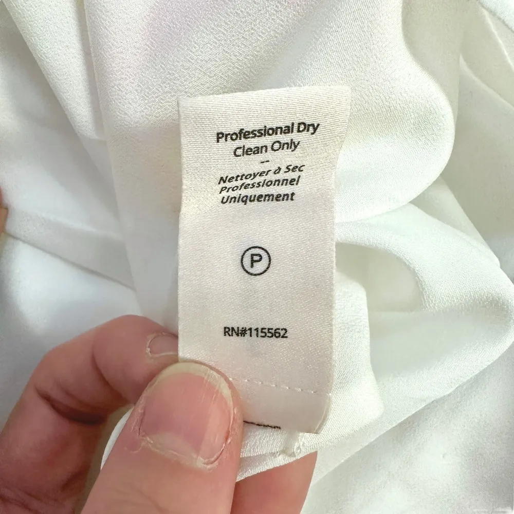 NEW Cinq à Sept Astor Sleeveless Tiered Midi Dress White Pastel Plaid - Image 10