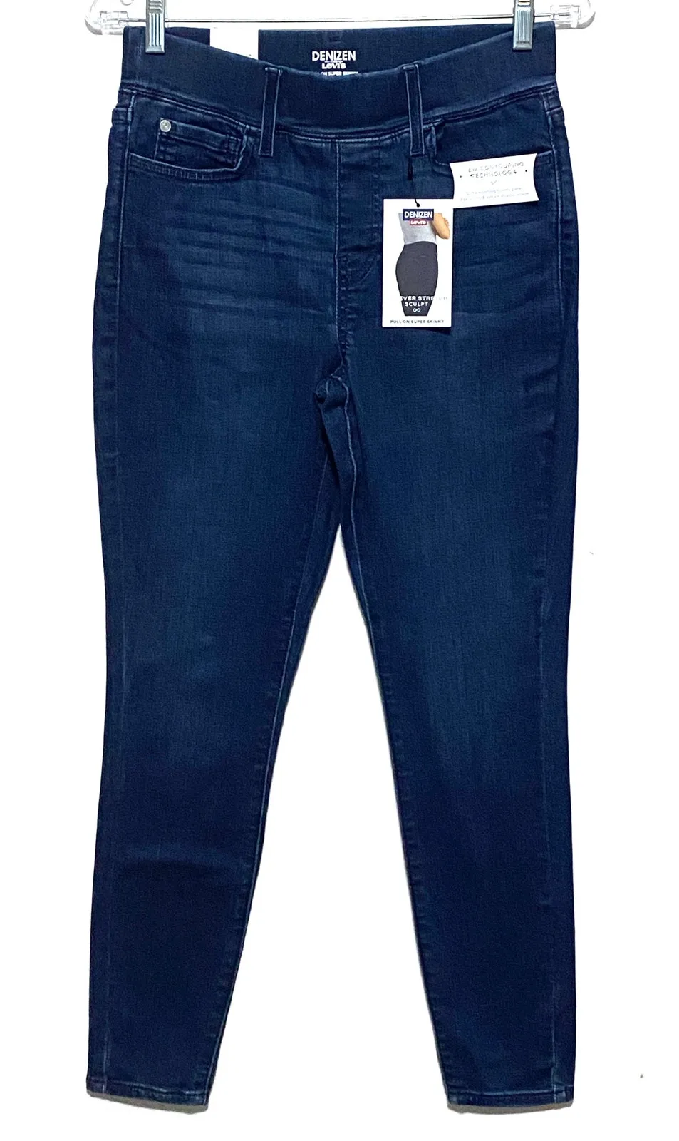 Denizen Levis Pull On Super Skinny Jeans Womens 6 W28 Forever Stretch Sculpt NWT - Image 1