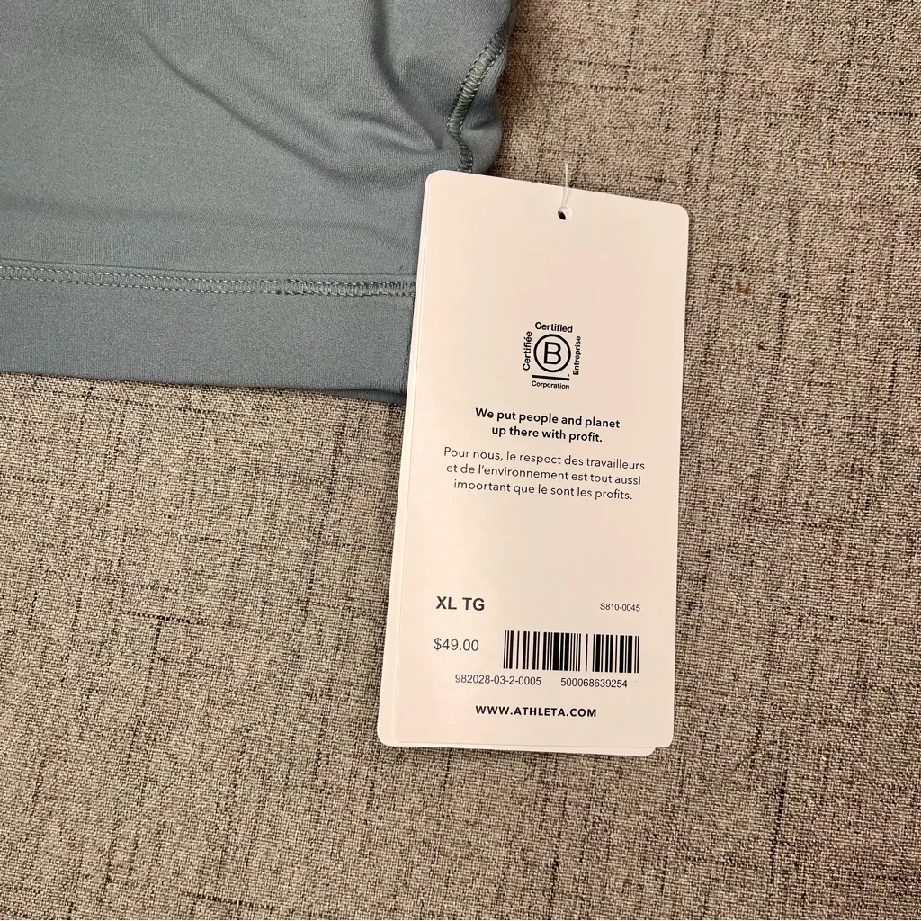 Athleta Elation Sports Bra Strappy Back Light Impact XL 1X Nwt - Image 10