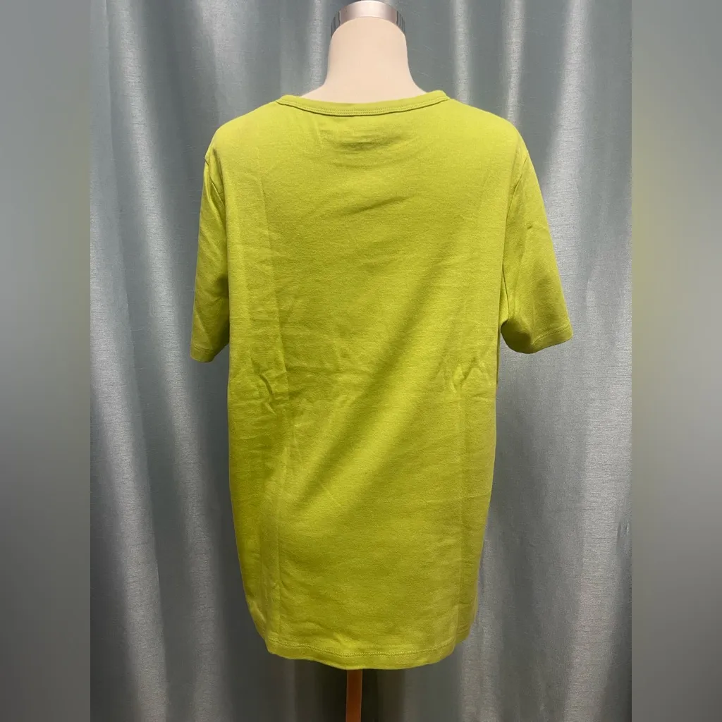 Pendleton  Lime Green Short Sleeve Women's Tee - Image 3