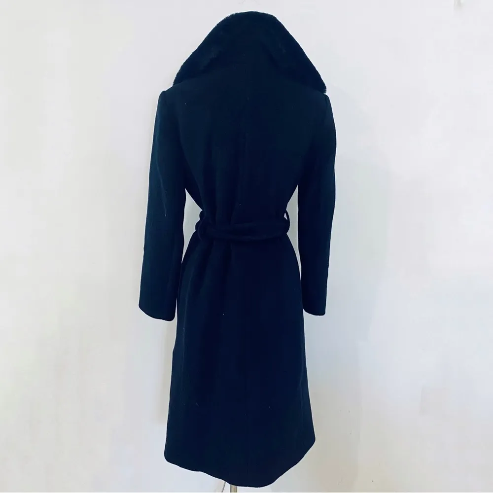 Club Monaco wool blend coat in dark Navy - Image 5