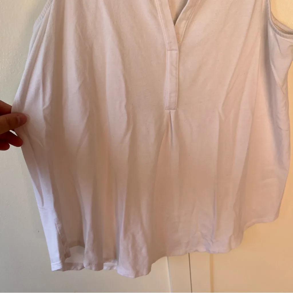 Lilly Pulitzer Women’s Raisa White Tank‎ Top Sleeveless Size Small - Image 6