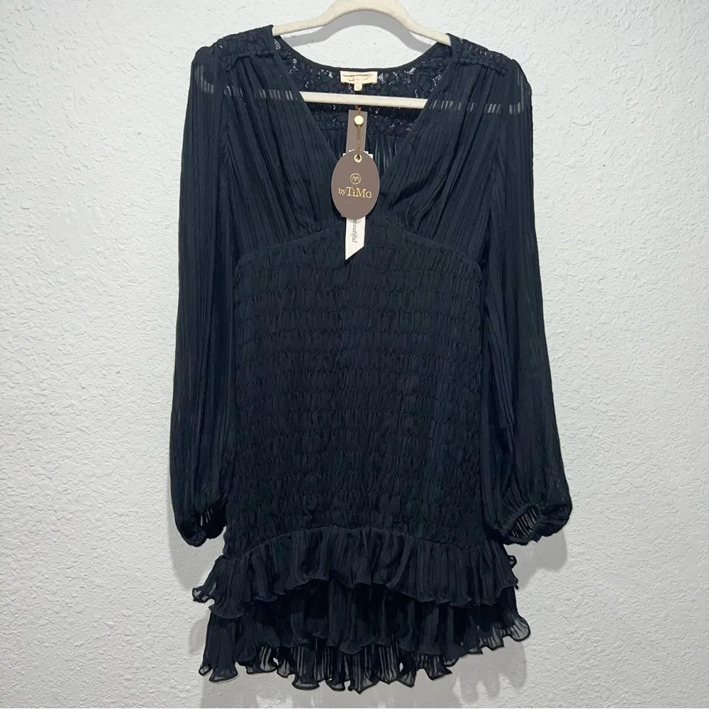 ByTimo Plisse Mini Dress Size M - Image 3