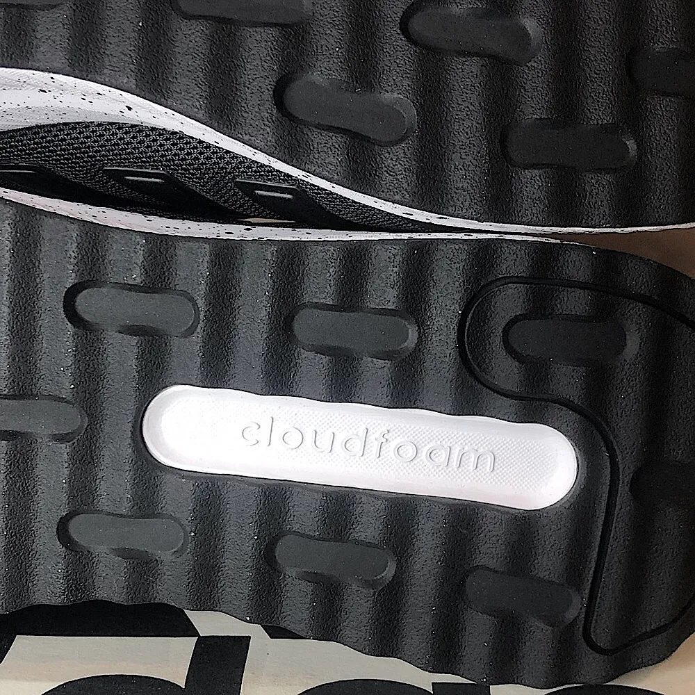 ADIDAS CLOUDFOAM X_PLRPULSE Black w Speckled Soles Slip On Shoes Unisex NIB - Image 8