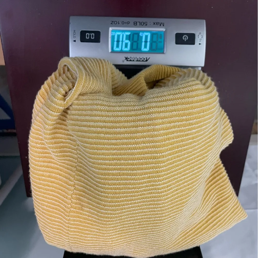 Marled reunited clothing Mustard Yellow Open Front Longline‎ Knit Cardigan XS - Image 5