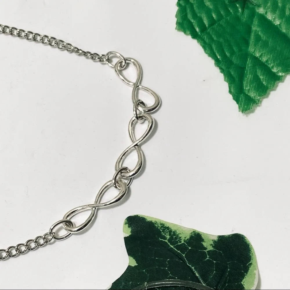 infinity Triple  Statement Necklace New - Image 4