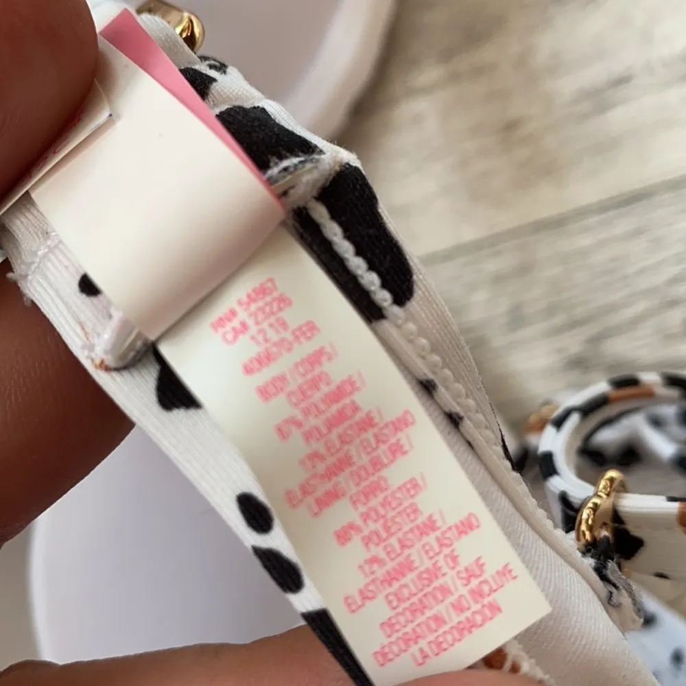 Victoria’s Secret bikini 32 C‎ leopard padded top - Image 7