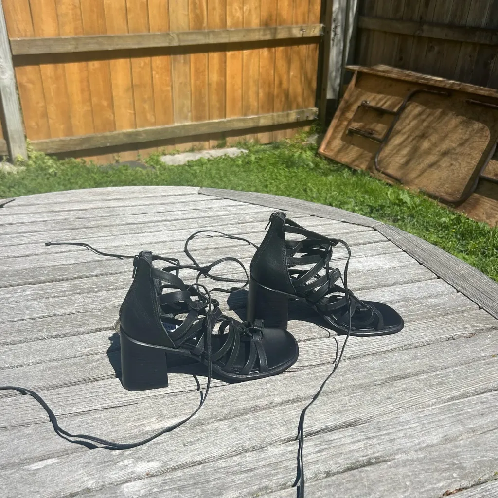 Steve Madden Womens Size 6‎ Cherri 30 Leather Strappy Gladiator Sandals Shoes - Image 5