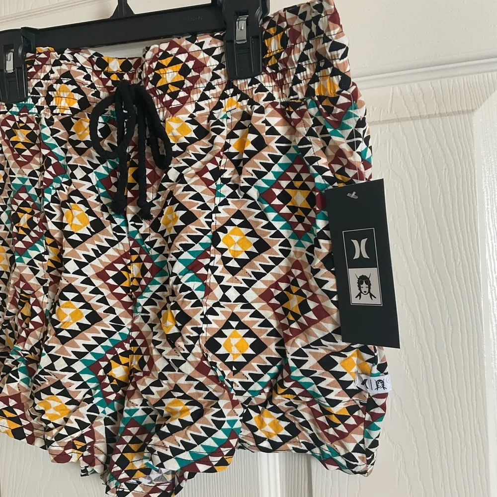 NWT Hurley Black Girls Surf Multicolored size medium women - Image 3