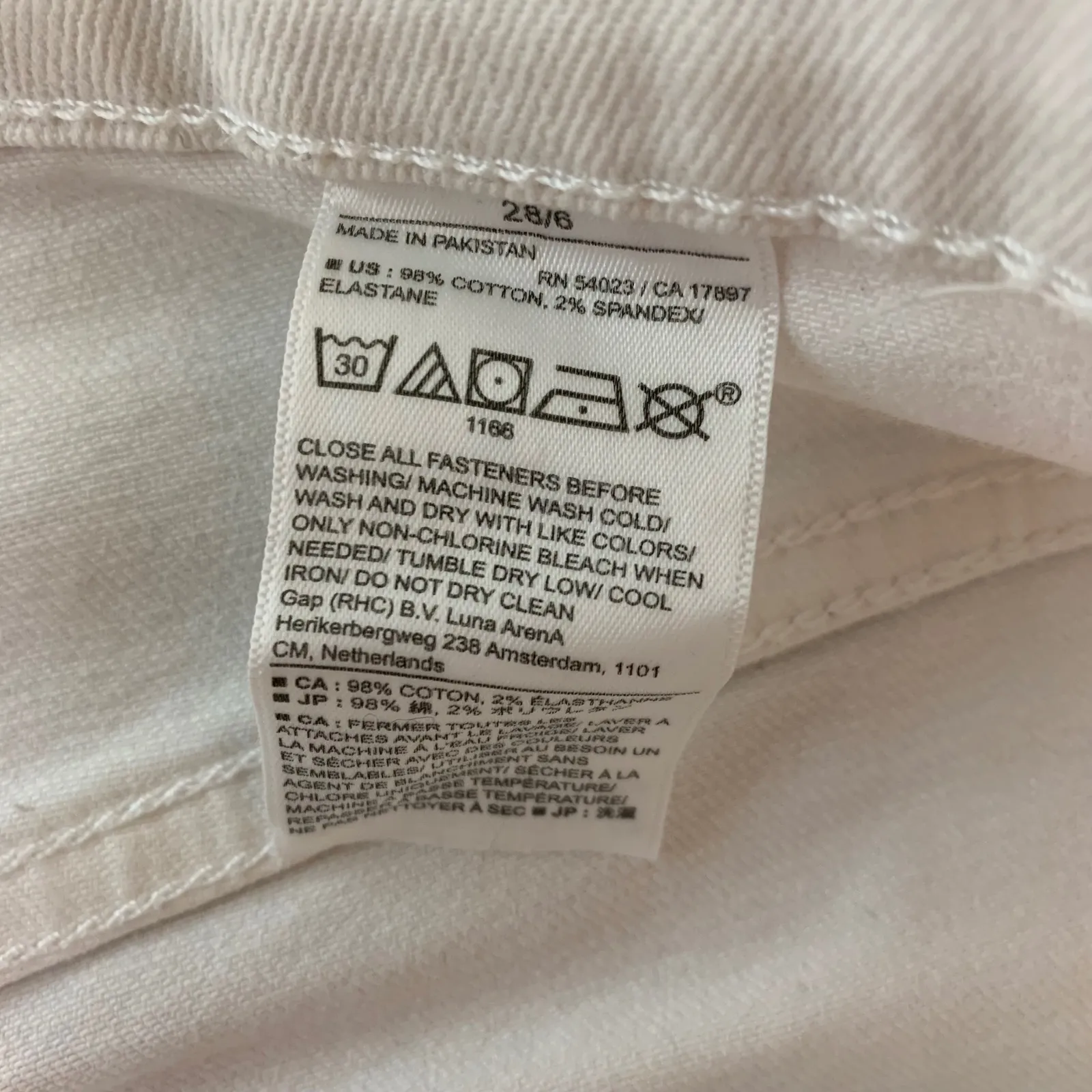 Banana Republic Wide Leg Crop Pants White Pleated High Rise Size 6 28 (29x25.5) - Image 5