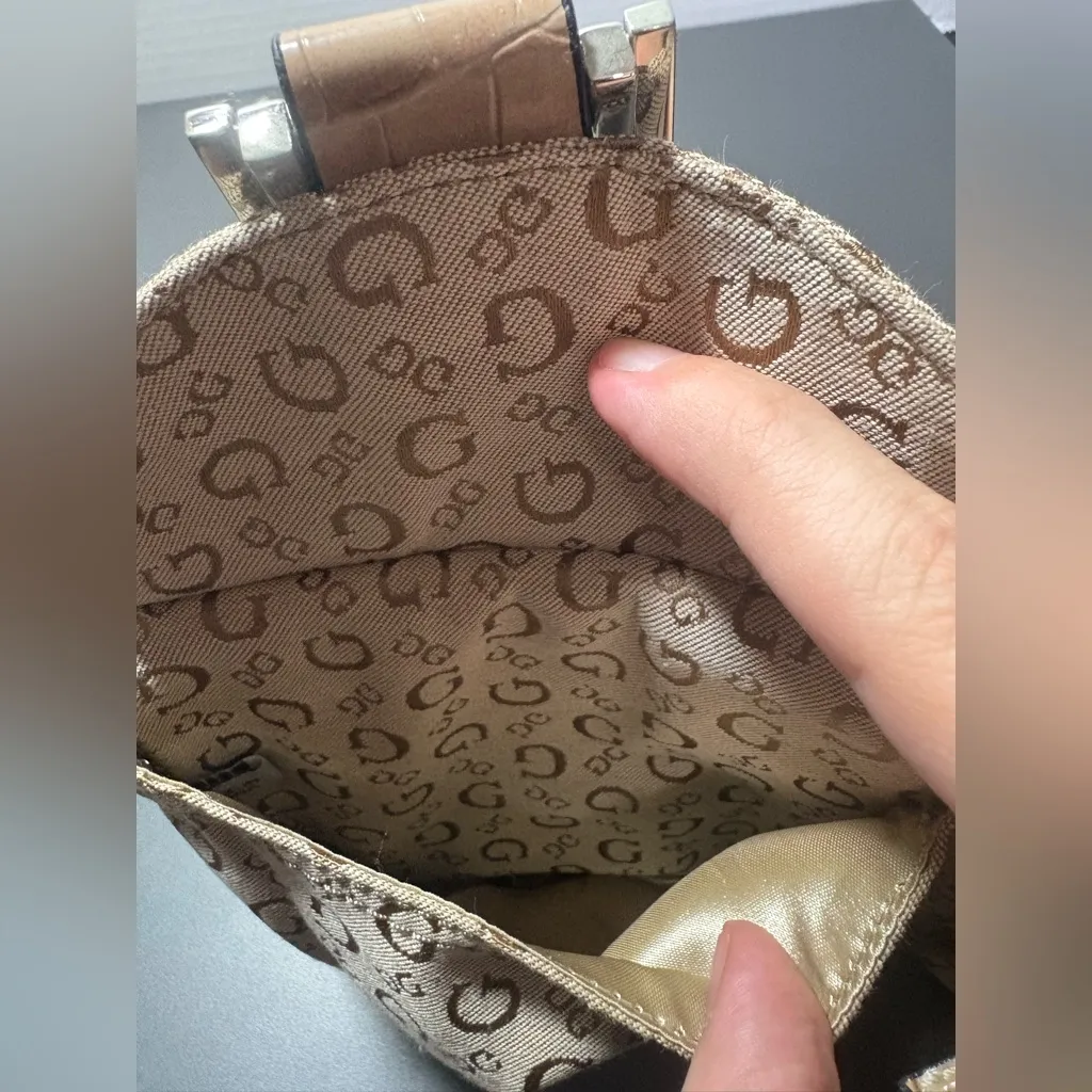 GUESS Vintage Y2K Monogram Utility-Style Belt Bag - Image 7