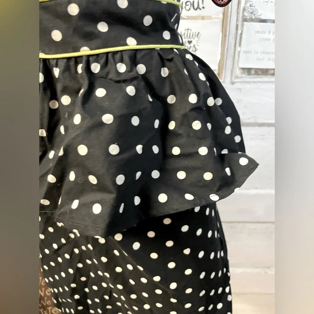 Paper Doll Rockabillia white Polka Dot Lined black Dress size 5 style INW4521820 - Image 7