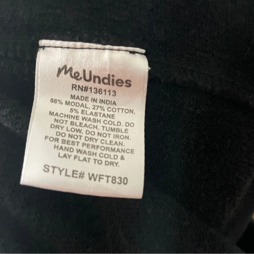 Me Undies Sweatpant Joggers Unisex Size‎ S Black - Image 3