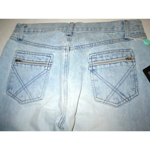 New Womens NWT Designer See by Chloe Jeans 29 Flare Jeans Paris Destroyed Light - Image 2