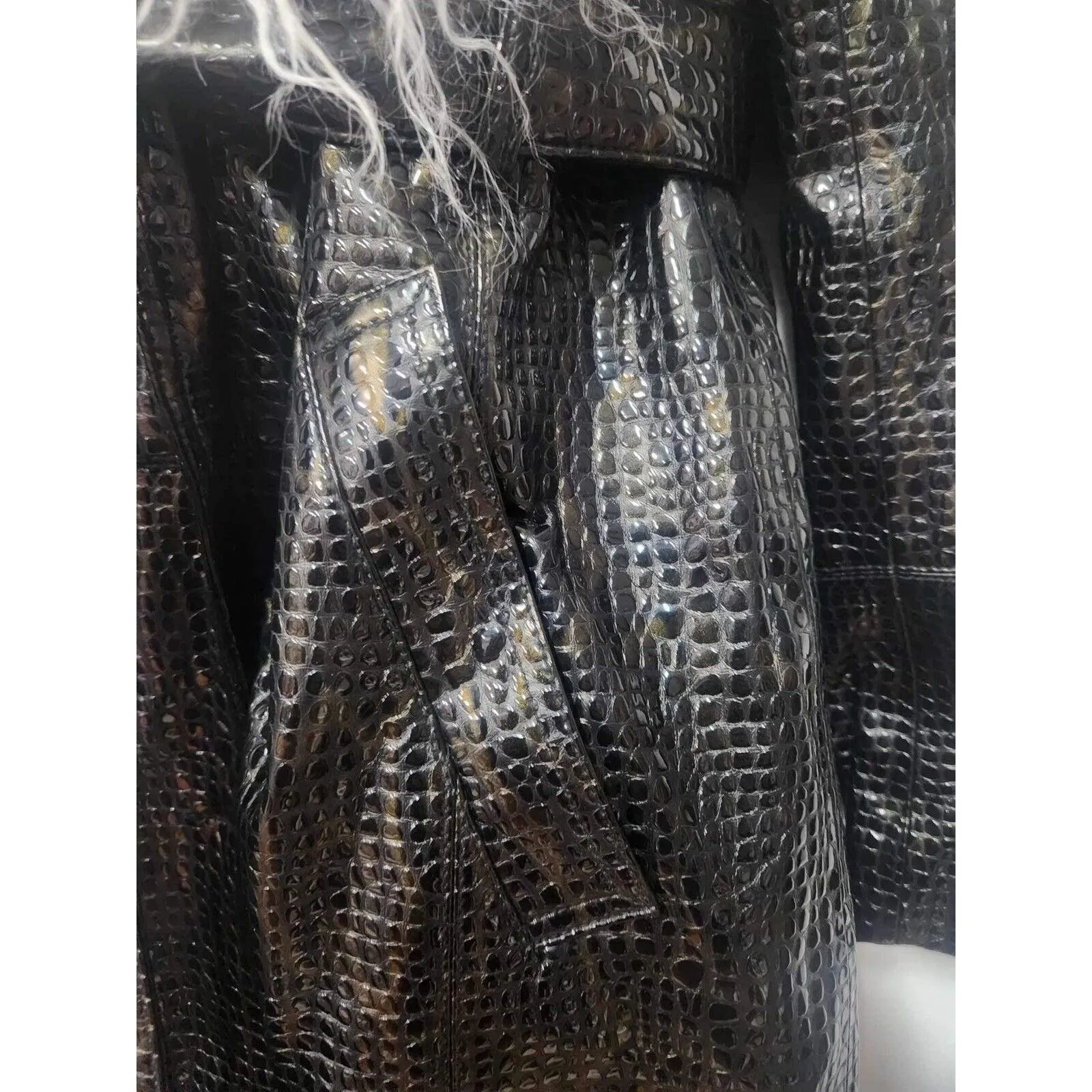 NWT Free People Vegan Midnight Train Duster Size M. H - Image 6