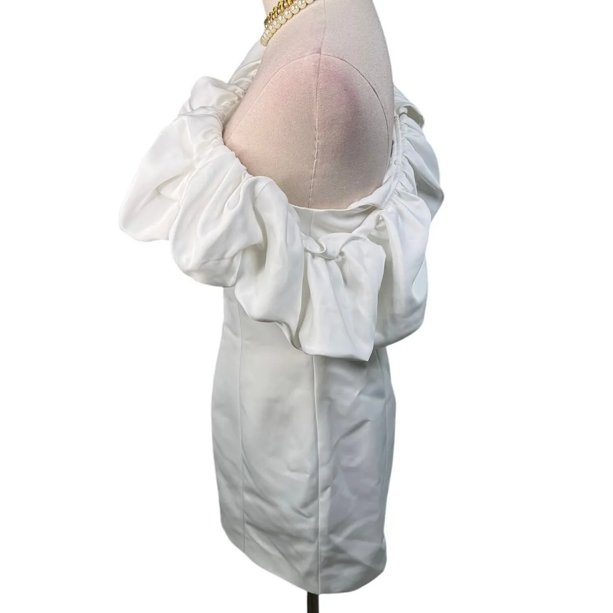 Elliatt Amelie Mini Party Dress wedding bride bridal white size XS - Image 9