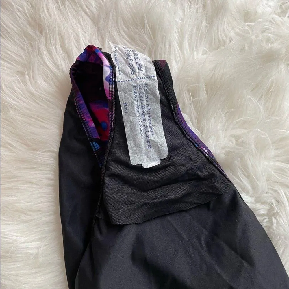 Magicsuit One Piece Swimsuit NWT Size 8 Strappy Floral Purple - Image 6