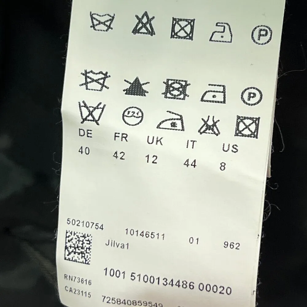 Hugo Boss Vintage Brown Blazer Women's Size 8 Shoulder Pads Clueless Prep 1990s - Image 6