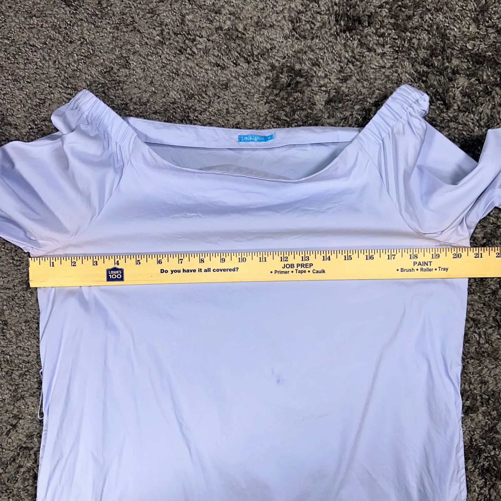 J.McLaughlin Off Shoulder Dress 3/4 Sleeve Casual‎ Chic Dress Size M - Image 9