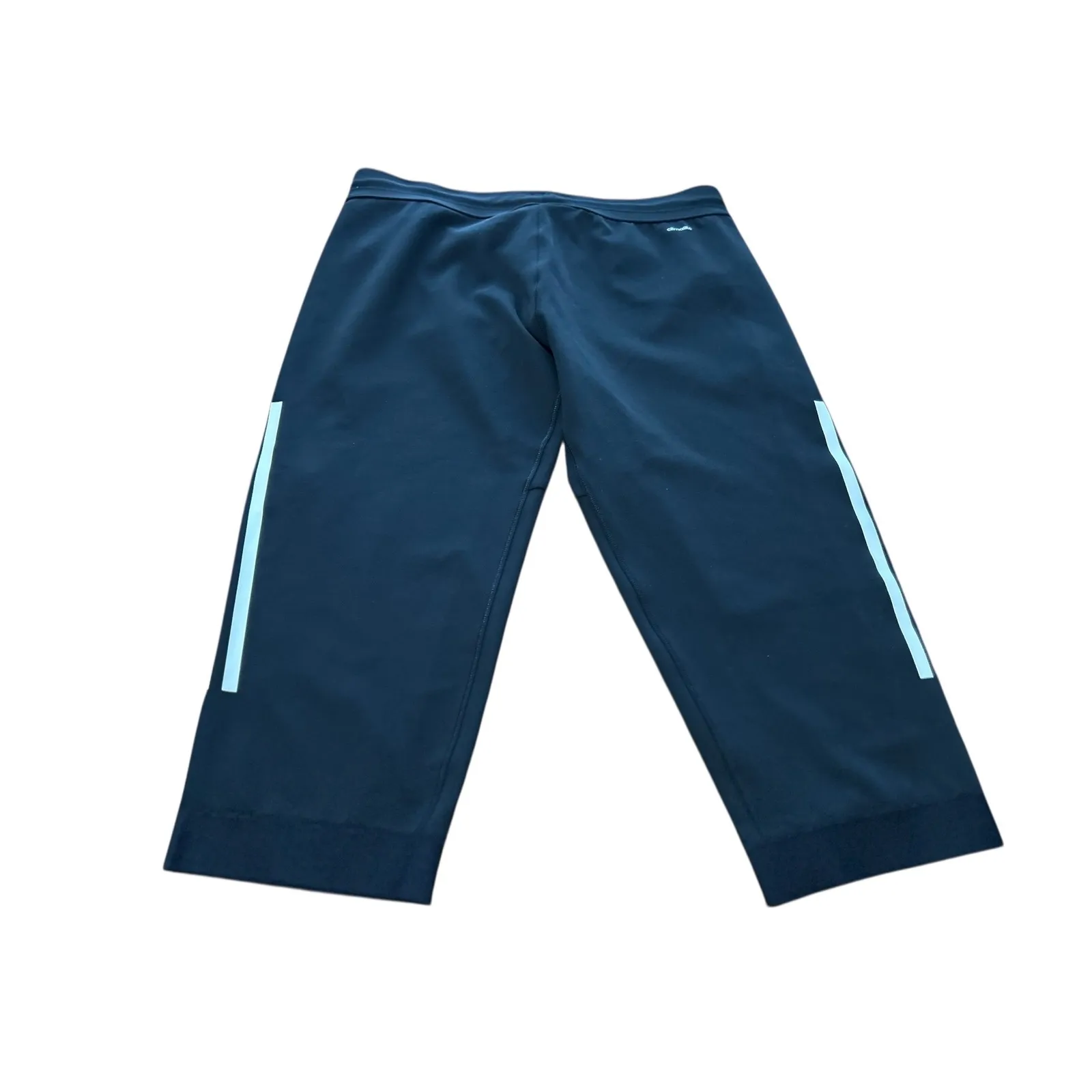 Adidas Climalite Womens Black Capri Athletic Pants Performance Sz M - Image 4